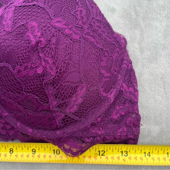 💕2/$35 💕 La Senza Dark Plum Halter Racerback Bra - Picture 8 of 9